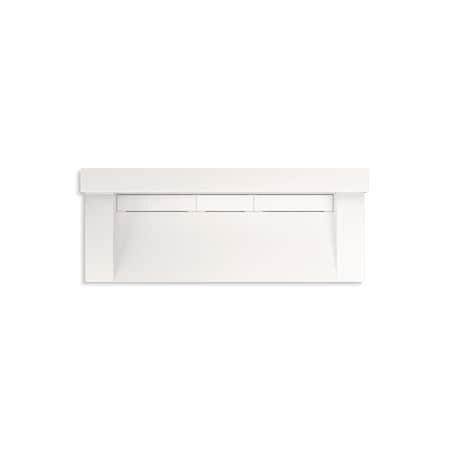 Kohler 60In Wall-Mount Trough Lavatory System With Backsplash In Designer White 81027-BSS-KCD